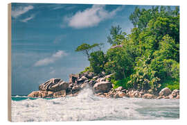 Puutaulu Paradisiacal sea view - Stefan Becker