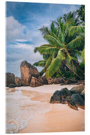 Akrylbilde Anse Patates, Seychellen - Stefan Becker