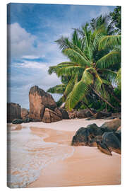 Canvas print Anse Patates, Seychellen