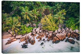 Canvas print Beach in paradise - Stefan Becker
