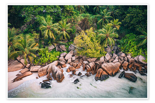 Poster Beach in paradise