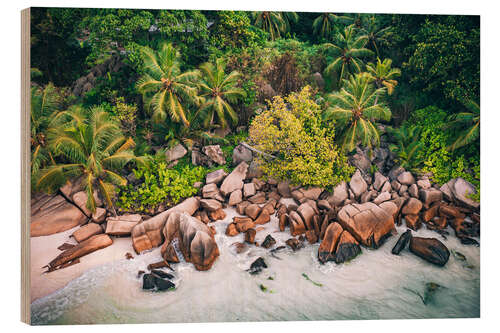 Tableau en bois Beach in paradise