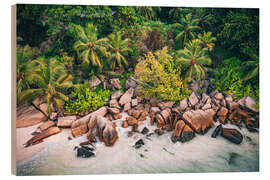 Tableau en bois Beach in paradise - Stefan Becker