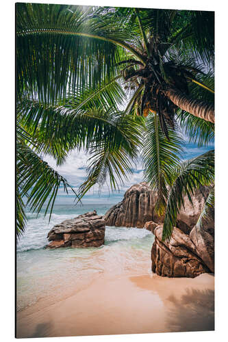 Aluminium print Paradisiacal dream beach