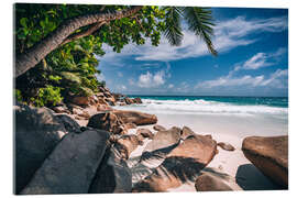 Akrylbilde Anse Georgette, Seychellen - Stefan Becker