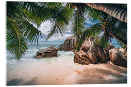Akrylbilde Anse Lazio, Seychellen - Stefan Becker