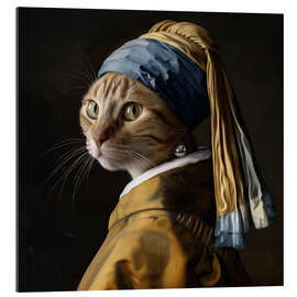 Gallery print Cat with a Pearl Earring