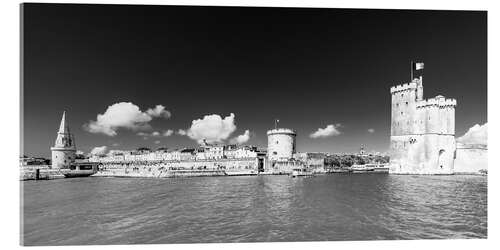 Acrylic print Old port in La Rochelle - France