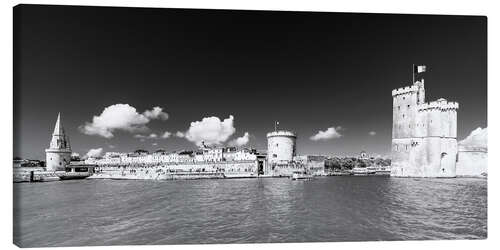 Lærredsbillede Old port in La Rochelle - France