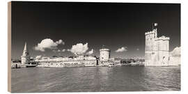 Cuadro de madera Old port in La Rochelle - France - Dieterich Fotografie