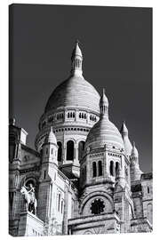 Canvas print Sacré Coeur on Montmartre in Paris - Dieterich Fotografie