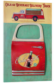 Obraz na szkle akrylowym Cola 66 Delivery Truck - Georg Huber