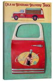 Lerretsbilde Cola 66 Delivery Truck - Georg Huber