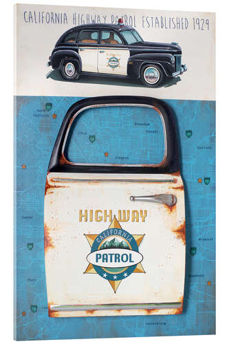Akrylbillede California Highway Patrol