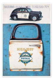 Obraz California Highway Patrol - Georg Huber