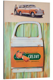 Obraz na aluminium Icecar, Creamy Orange - Georg Huber