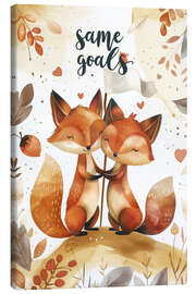 Canvas print Same Goals - Bettina Dittmann