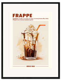 Innrammet kunsttrykk Café Frappé, Greece 1968