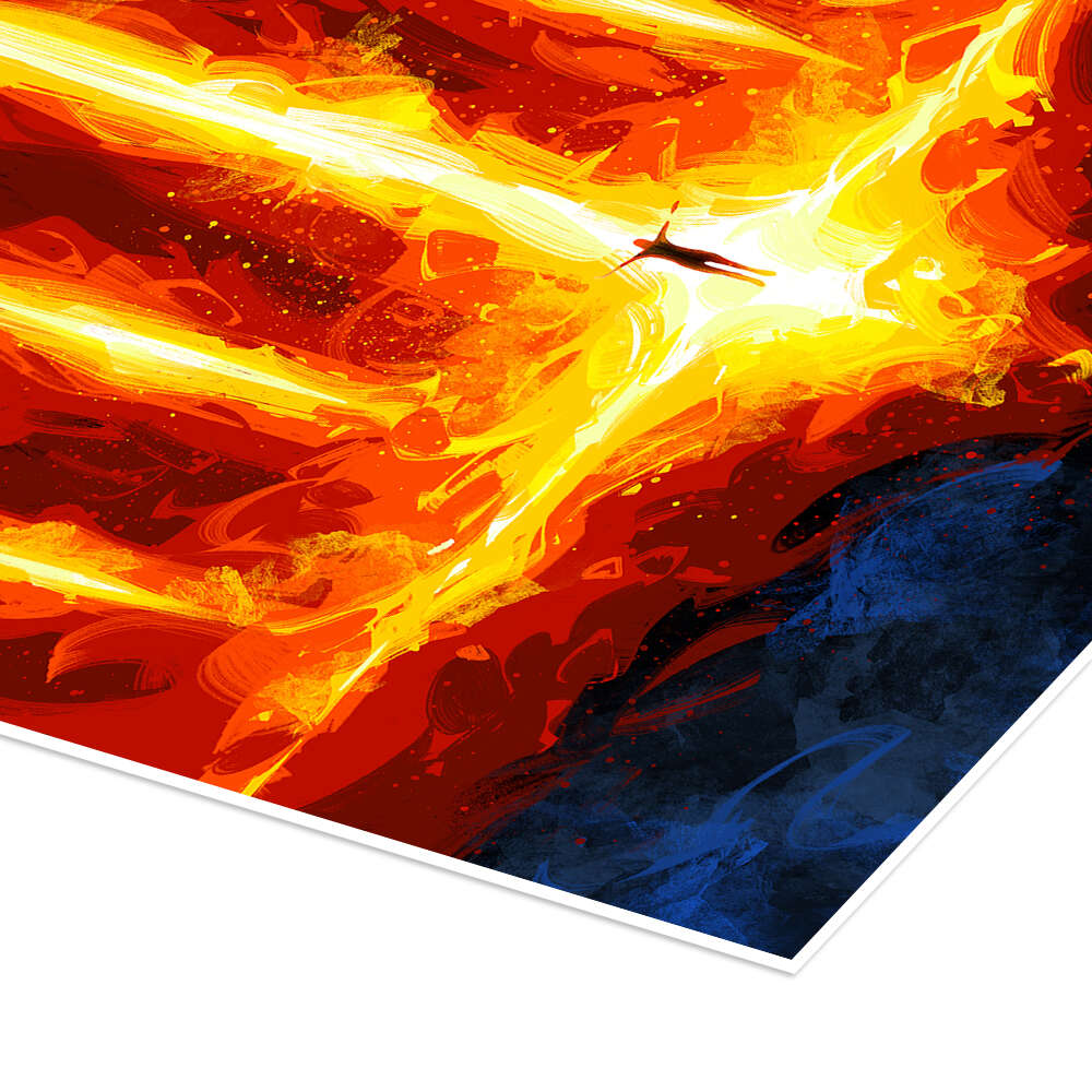 Fifth Element Fire print by Nikita Abakumov | Posterlounge