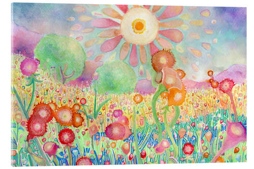 Akrylbillede Flowers in the Sun