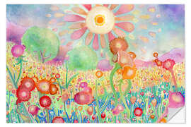Sticker mural Flowers in the Sun
