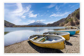 Stampa Idyll at Lake Shoji with Mount Fuji - Melanie Viola