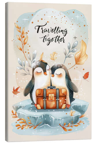 Canvas print Travelling together