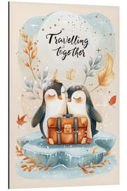 Magnettafel Travelling together