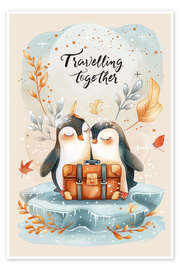 Poster Travelling together - Bettina Dittmann