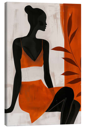 Obraz na płótnie Orange Boho Woman
