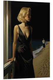 Aluminiumsbilde By the Sea with E. Hopper