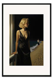 Gerahmter Kunstdruck Am Meer mit E. Hopper