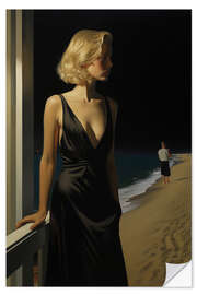 Vinilo para la pared By the Sea with E. Hopper