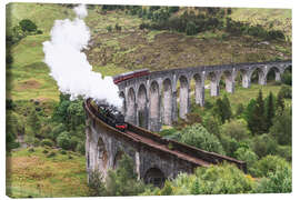 Obraz na płótnie Steam train on the bridge - George Pachantouris