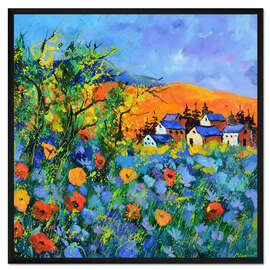 Gerahmter Kunstdruck Sommerlandschaft