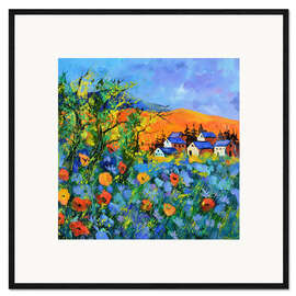 Gerahmter Kunstdruck Sommerlandschaft