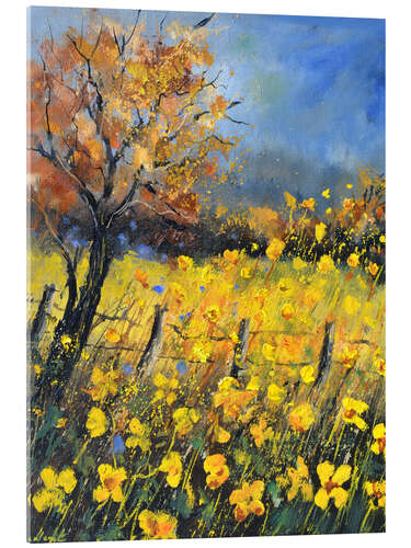 Akryylilasitaulu Buttercups
