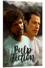 Tableau en aluminium Pulp Fiction - Vincent Vega and Jules Winnfield - Dmitry Belov