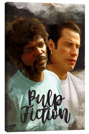 Canvas print Pulp Fiction - Vincent Vega and Jules Winnfield - Dmitry Belov
