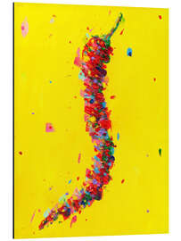 Aluminium print Chilli
