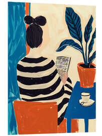 Stampa su PVC Reading in Fauves style