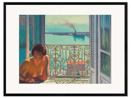 Gerahmter Kunstdruck Gegenlicht, Alger