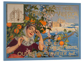 Acrylglasbild Grand Hotel Palma de Mallorca - Vintage Travel Collection