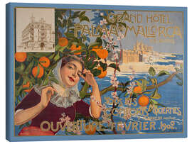 Leinwandbild Grand Hotel Palma de Mallorca - Vintage Travel Collection