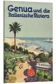 Alubild Genua und die italienische Riviera