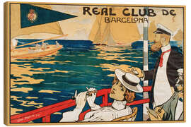 Canvas-taulu Real Club de Barcelona - Vintage Travel Collection