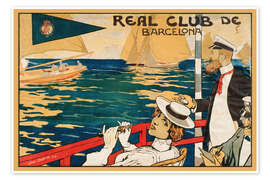 Tavla Real Club de Barcelona - Vintage Travel Collection