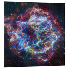 Magnettafel Supernova-Überrest Cassiopeia A, Hubble