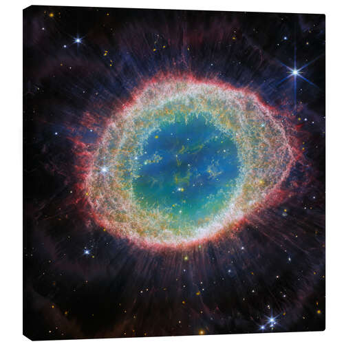 Quadro em tela Ring nebula of a dying star