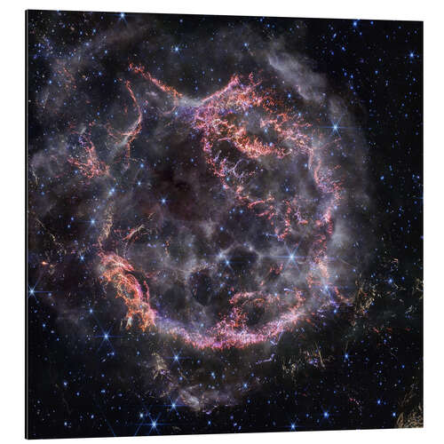 Aluminium print Supernova remnant Cassiopeia A, Webb